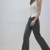 Pantalones rectos de corte ajustado Pantalones rectos de corte ajustado