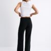 Pantalones rectos de corte ajustado Pantalones rectos de corte ajustado