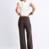 Pantalones rectos de corte ajustado Pantalones rectos de corte ajustado