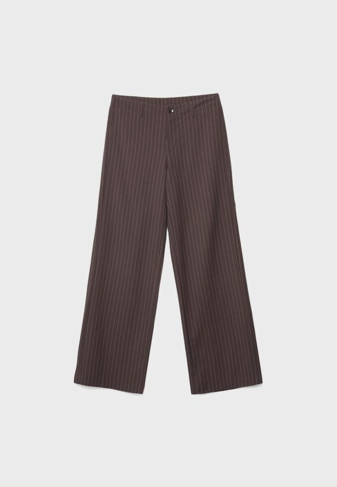Pantalones rectos de corte ajustado Pantalones rectos de corte ajustado