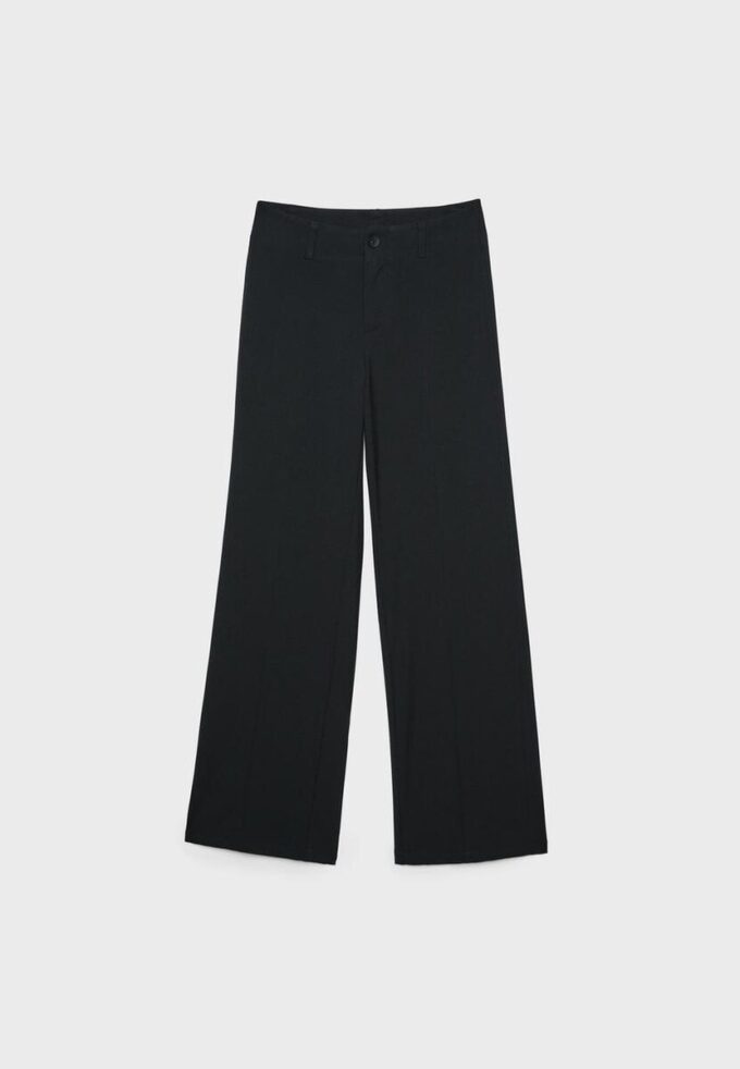 Pantalones rectos de corte ajustado Pantalones rectos de corte ajustado