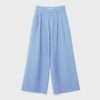 Pantalones rústicos Wide Leg con botones ajustables Pantalones rústicos Wide Leg con botones ajustables