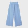 Pantalones rústicos Wide Leg con botones ajustables Pantalones rústicos Wide Leg con botones ajustables