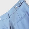 Pantalones rústicos Wide Leg con botones ajustables Pantalones rústicos Wide Leg con botones ajustables