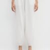 Pantalones sarouel con efecto lino Pantalones sarouel con efecto lino