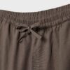 Pantalones sarouel con efecto lino Pantalones sarouel con efecto lino