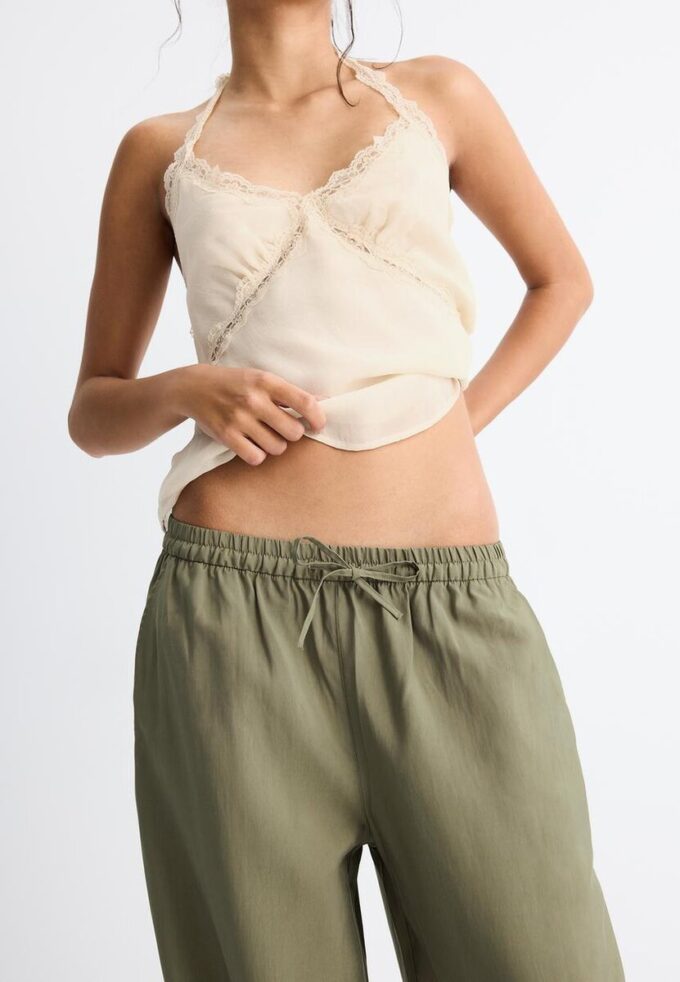 Pantalones sarouel de lyocell Pantalones sarouel de lyocell