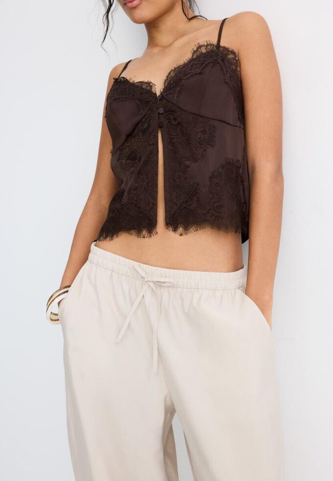 Pantalones sarouel de lyocell Pantalones sarouel de lyocell