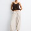 Pantalones sarouel de lyocell Pantalones sarouel de lyocell
