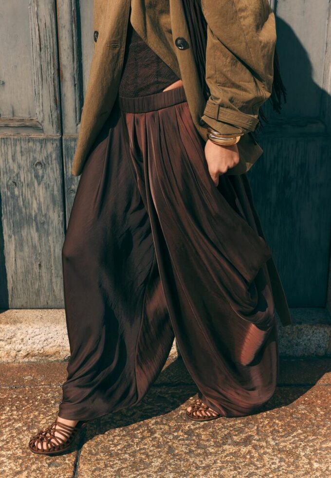 Pantalones sarouel supervoluminosos Pantalones sarouel supervoluminosos