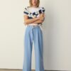 Pantalones Wide Leg con detalle de hebilla Pantalones Wide Leg con detalle de hebilla