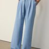 Pantalones Wide Leg con detalle de hebilla Pantalones Wide Leg con detalle de hebilla