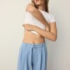 Pantalones Wide Leg con detalle de hebilla Pantalones Wide Leg con detalle de hebilla