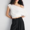 Pantalones Wide Leg con detalle de hebilla Pantalones Wide Leg con detalle de hebilla