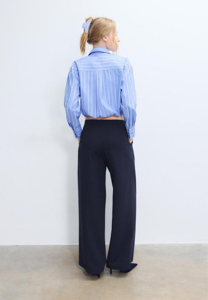 Pantalones Wide Leg con detalle de hebilla Pantalones Wide Leg con detalle de hebilla