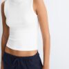 Pantalones Wide Leg con efecto lino Pantalones Wide Leg con efecto lino