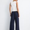 Pantalones Wide Leg con efecto lino Pantalones Wide Leg con efecto lino