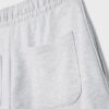 Pantalones Wide Leg de felpa con detalle de ribete Pantalones Wide Leg de felpa con detalle de ribete