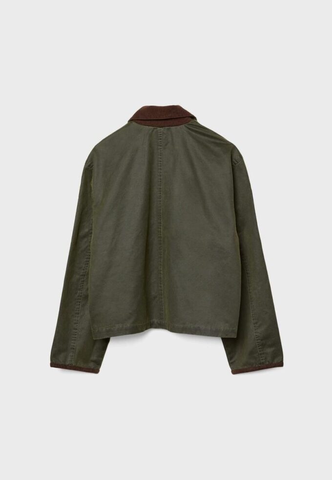 Parka corta encerada Contrast Parka corta encerada Contrast