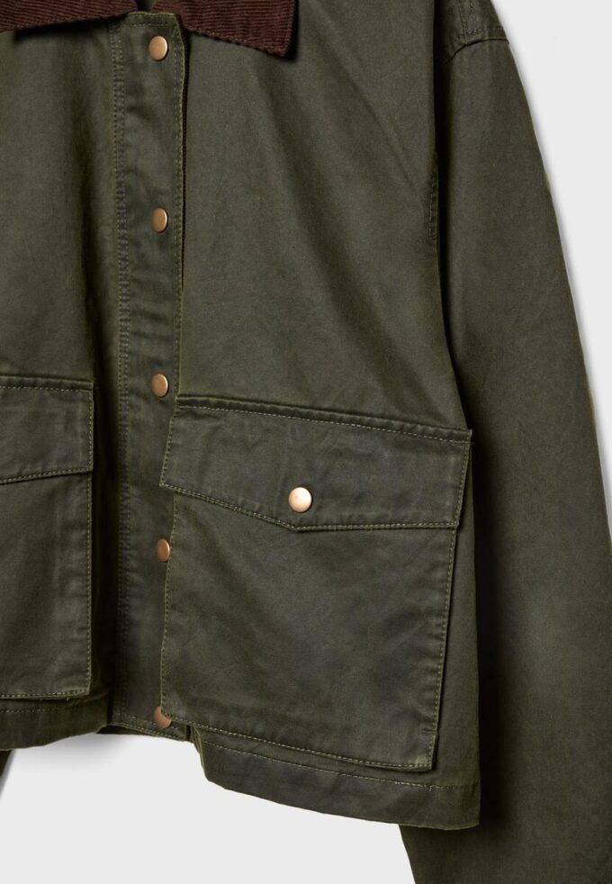 Parka corta encerada Contrast Parka corta encerada Contrast