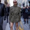 Parka de algodón con bolsillos Parka de algodón con bolsillos