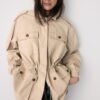 Parka de algodón con bolsillos Parka de algodón con bolsillos