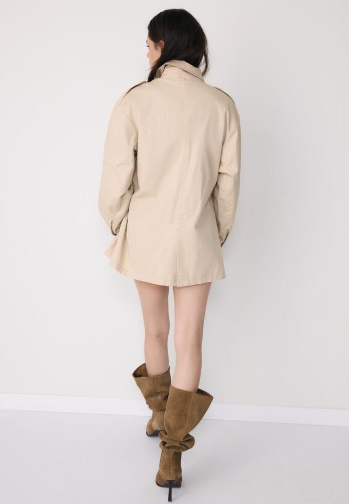 Parka de algodón con bolsillos Parka de algodón con bolsillos