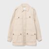 Parka de algodón con bolsillos Parka de algodón con bolsillos
