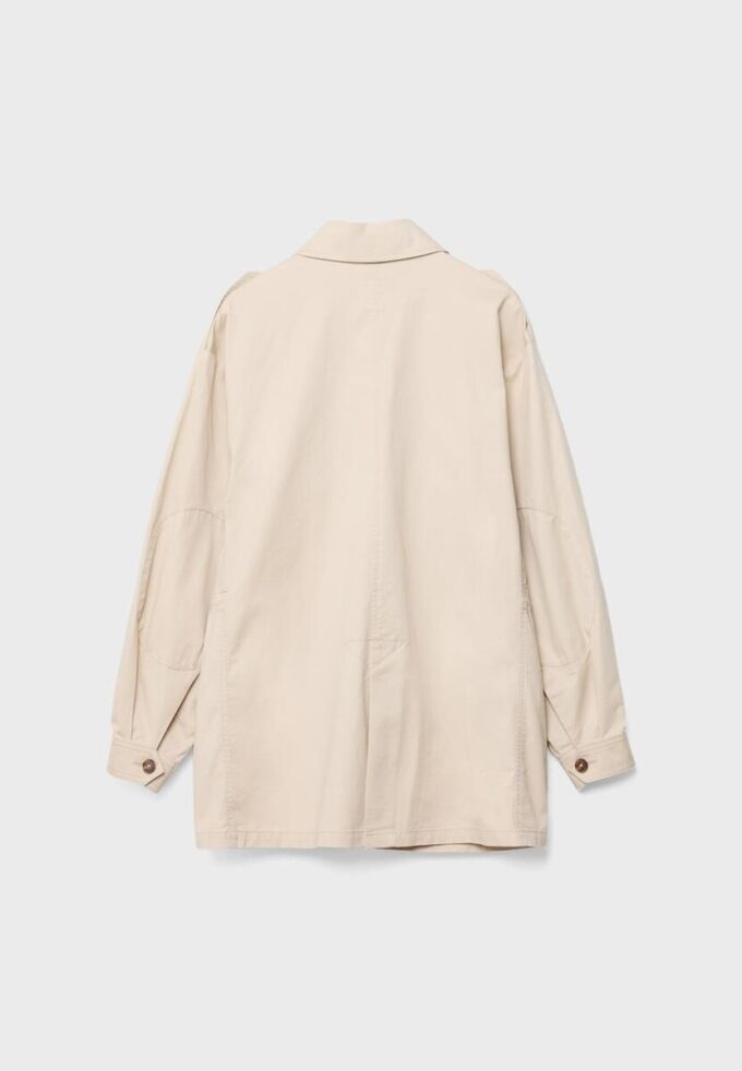 Parka de algodón con bolsillos Parka de algodón con bolsillos