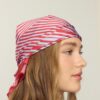 Pañuelo combinado a rayas