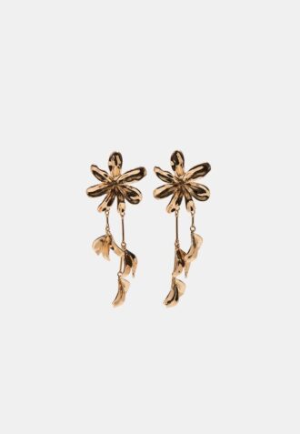 Pendientes colgantes con forma de flor