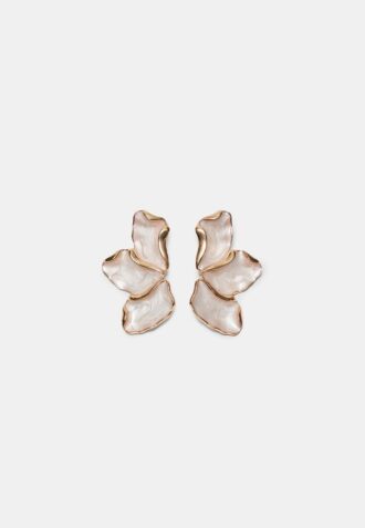 Pendientes de abanico esmaltados