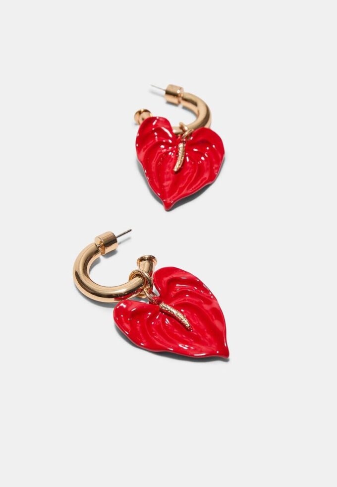 Pendientes de flor