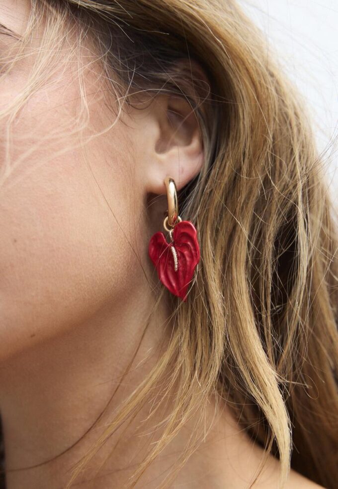 Pendientes de flor