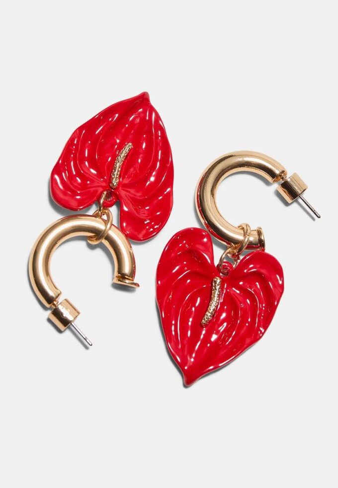 Pendientes de flor