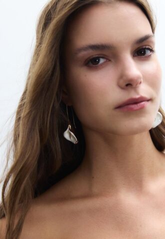 Pendientes de flor de cala