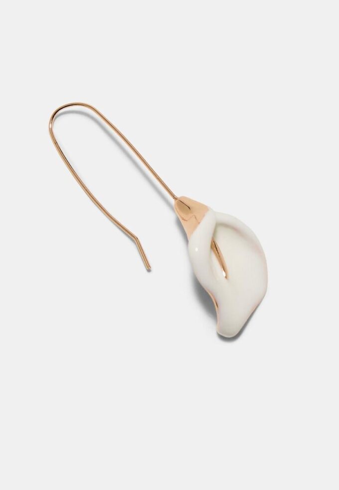 Pendientes de flor de cala