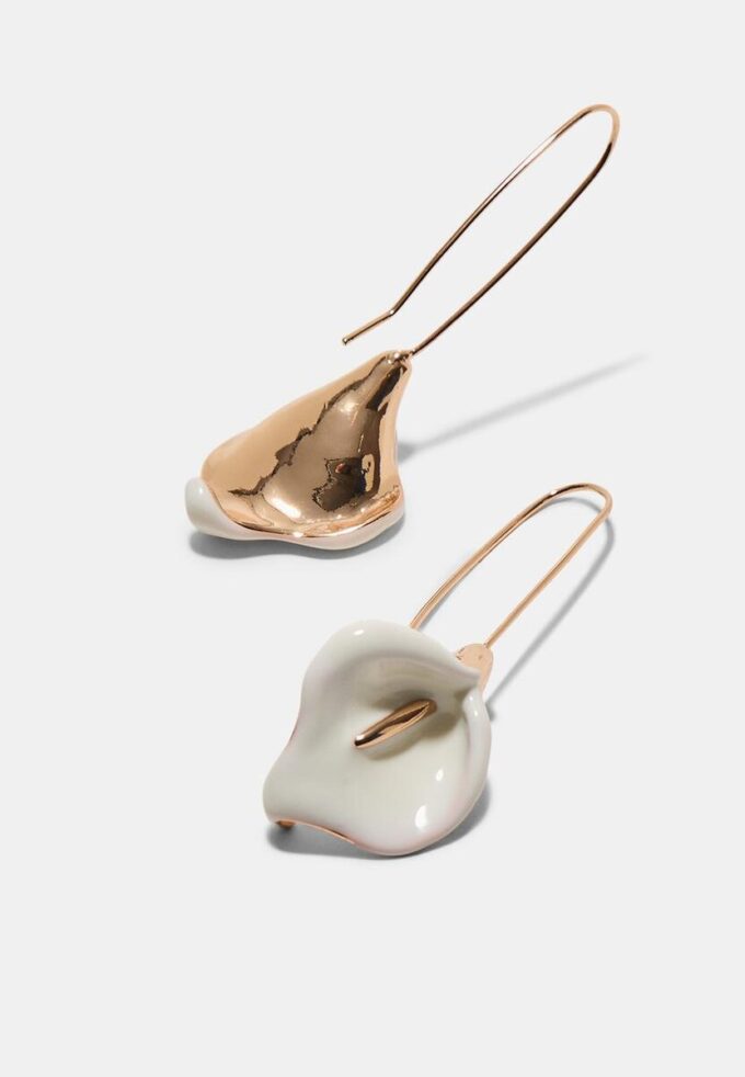 Pendientes de flor de cala