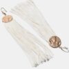 Pendientes largos con flecos