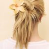 Pinza para el pelo con forma de flor