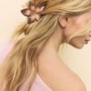 Pinza para el pelo con forma de flor