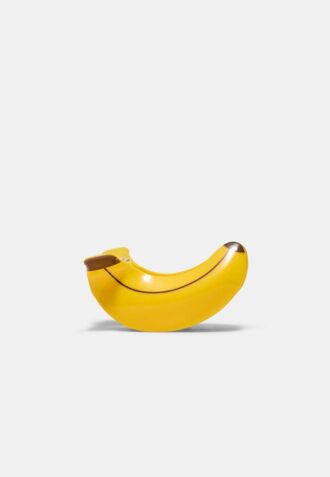 Pinza para el pelo con forma de plátano