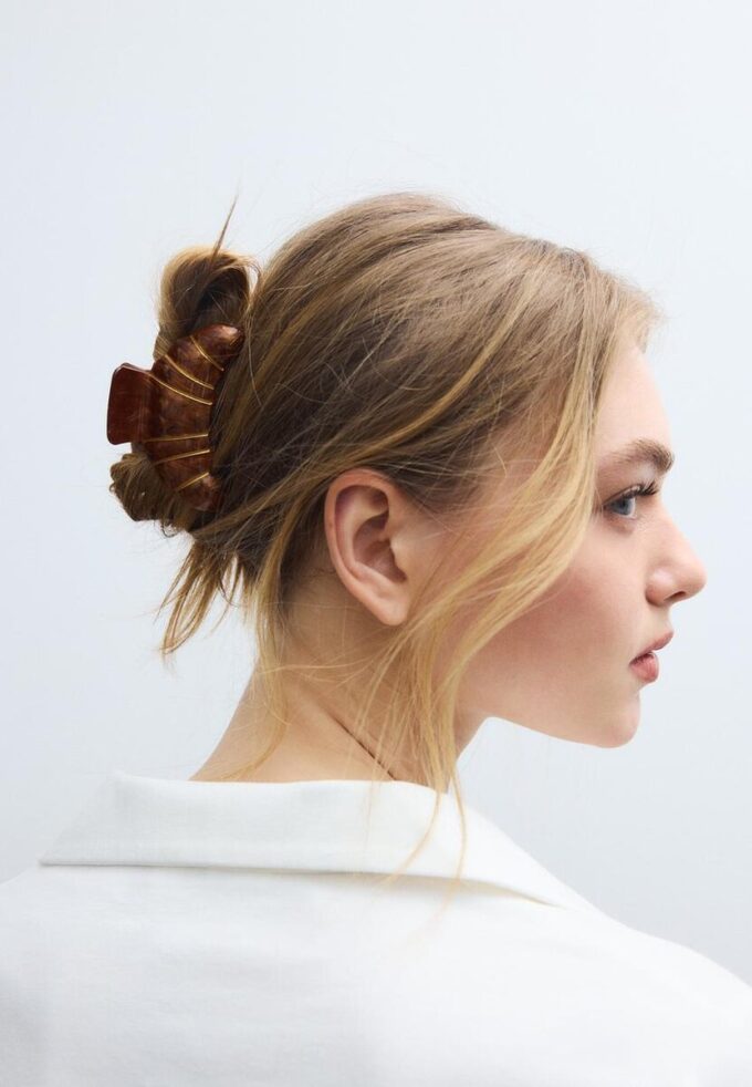 Pinza para el pelo Croissant