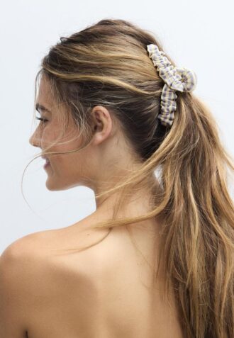 Pinza para el pelo tejida a rayas Pinza para el pelo tejida a rayas