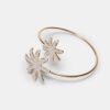 Pulsera esmaltada con doble flor