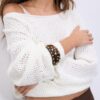 Pulsera rígida maxi con tachuelas