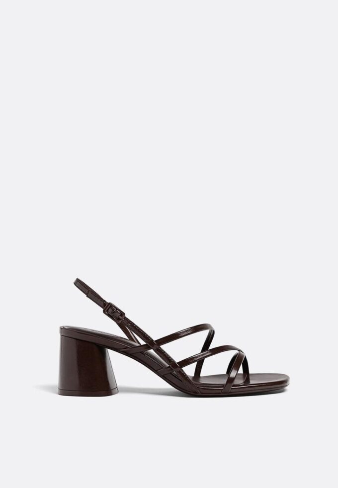 Sandalias de tacón grueso