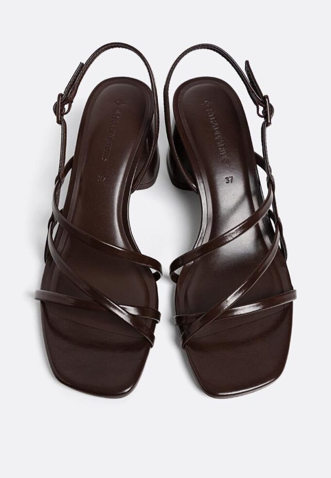 Sandalias de tacón grueso