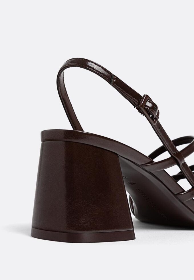 Sandalias de tacón grueso