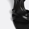 Sandalias de tacón negras